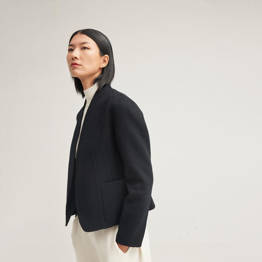 羊绒收腰外套 SJF94W426W 商品图2