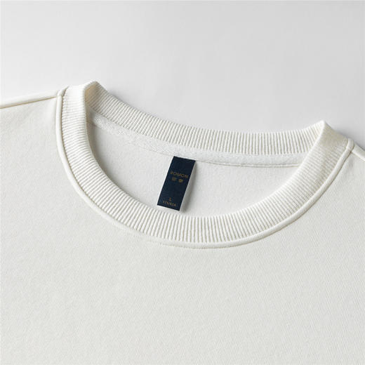 【凹凸工艺 蚕丝混纺】罗蒙春秋男装卫衣中国风7A抗菌卫衣男士秋装上衣男卫衣 商品图5