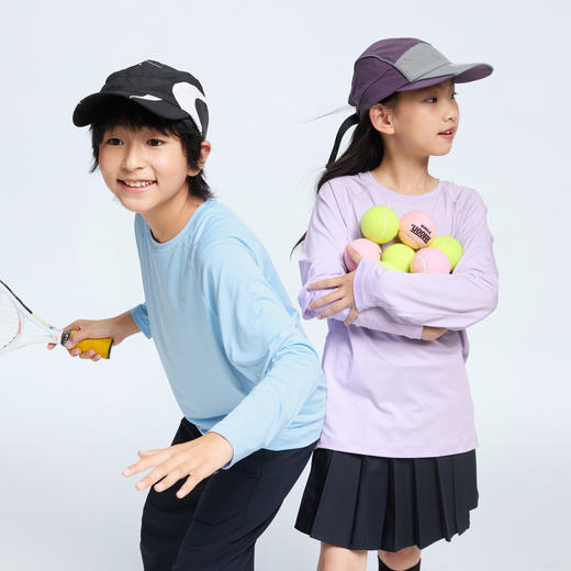 【运动速干】男女童简约基础款上衣新款安奈儿童装小程序专享EM431547 商品图2