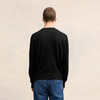 AMI 男士徽标刺绣羊毛针织衫 黑色 BFHKS001 001 001 商品缩略图2