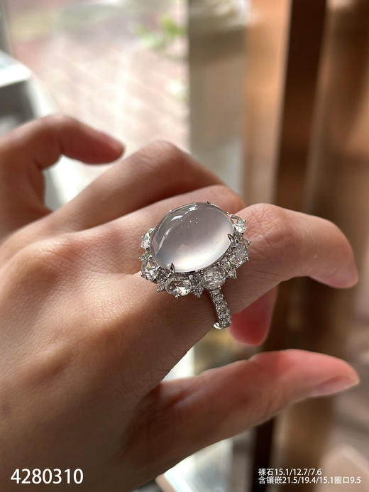 4280310，蛋面戒指。具体价格微信咨询 商品图4