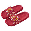 【永结同心在今日，共结连理在今朝~】情侣结婚拖鞋 夏季喜庆红色一对 浴室防滑室内居家用 陪嫁婚庆凉拖鞋-QQ 商品缩略图4