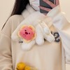 【百搭又保暖！防风又时尚】新款卡通毛绒围巾秋冬保暖百搭纯色熊猫毛绒保暖围脖女加厚防风，让你轻松战胜寒冷！ry 商品缩略图3