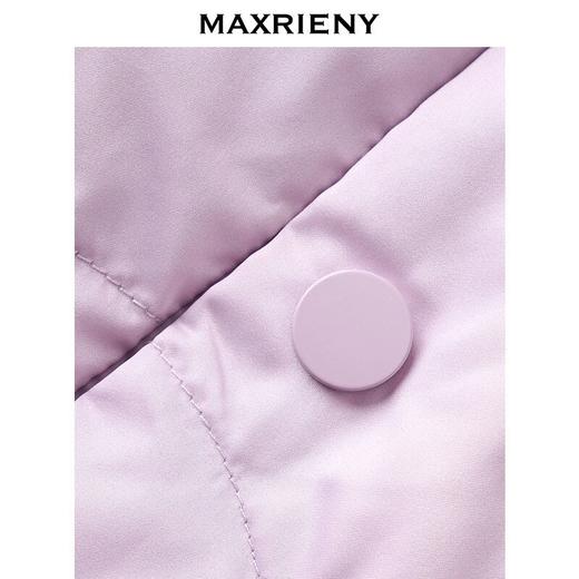 MAXRIENY2024时尚女士连帽收腰中长款加厚保暖冬季冬羽绒服大毛领(货号:MF85DC754) 商品图2