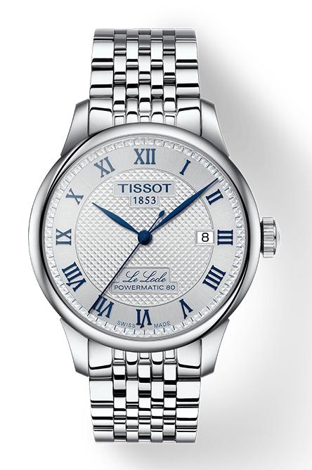 【时计廊】天梭力洛克系列钢带80机芯机械男表T006.407.11.033.03 商品图0