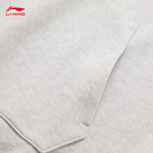 李宁反伍运动卫衣男潮流宽松套头连帽上衣AWDU263 商品图4