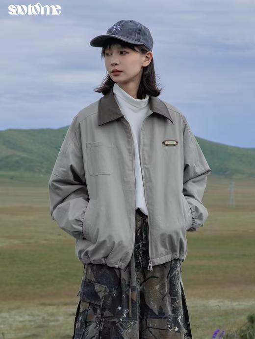 早乙女惠子saotome/STMWT243383/工装绗棉底特律夹克 商品图3
