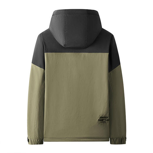 【新款DX】大依优型大码连帽棉服棉衣保暖加厚加肥加大上衣男士外套胖子 商品图1