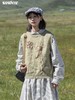 早乙女惠子saotome/STMMY243233/彩点刺绣鲜花毛衣背心 商品缩略图3