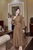 Le Malene 宫廷风撞色收腰连衣裙 19082 商品缩略图0