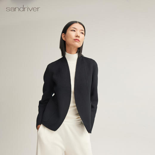 羊绒收腰外套 SJF94W426W 商品图0