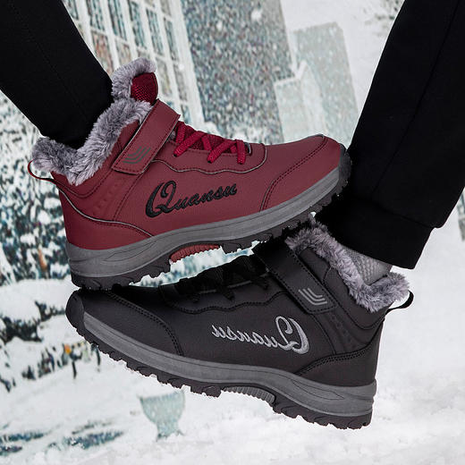 冬季【东北大棉鞋】防滑老人鞋 保暖健步鞋女 加绒加厚妈妈鞋 户外雪地靴 商品图1