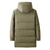 【特大码】【新款DX】大依优型大码连帽羽绒服90白鸭绒中长款保暖加厚加肥加大上衣男士外套胖子 商品缩略图2