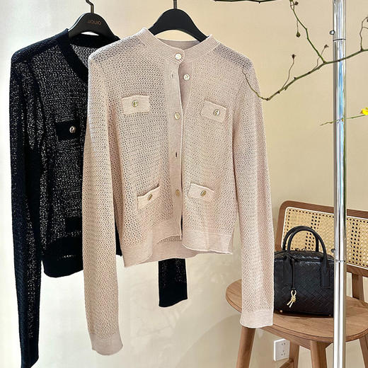 【顺丰包邮】80429 洛诗琳和纸纯天然植物纤维制纸感纱香风外套356 商品图4