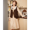Famecoco范可儿娃娃领碎花a字连衣裙女秋冬FAB8FA003 商品缩略图2