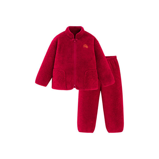 【新年季】迷你巴拉男女童长袖家居服套装抗静电保暖家居睡衣 商品图4