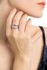 NOIR 银色拼接式锆石指环 892 商品缩略图0
