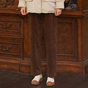 Famecoco范可儿多巴胺灯芯绒休闲裤女秋冬FAB8GA008