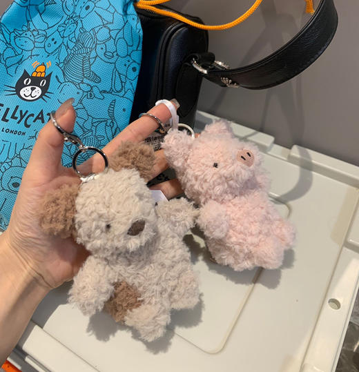 jellycat卷毛小猪小狗系列挂件101908 商品图4