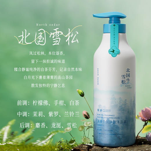 「买1送1！29.9到手两大瓶」倾龄北国雪松氨基酸香氛沐浴露800ml香氛洗发护发水套装清洁柔顺 商品图2