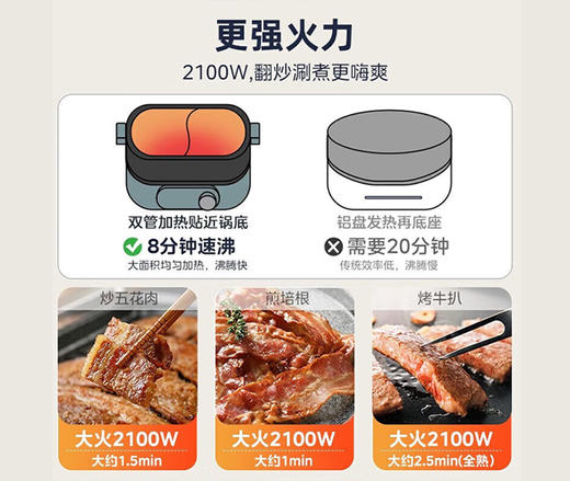 美的鸳鸯火锅HGS303003 商品图4