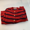 miu家敲好看的红色条纹羊毛毛衣开衫！ 商品缩略图13