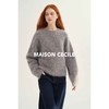 MAISON CECILE浅灰/黑色重磅升级加厚软糯保暖幼年马海毛毛衣 商品缩略图1