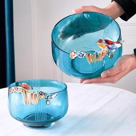 罗比罗丹果盘（轻奢时光）现代轻奢家居摆件创意茶几果斗家居饰品果盘（轻奢时光）