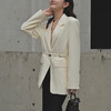 【顺丰包邮】75912 洛诗琳秋冬新款宽松醋酸羊毛收腰西装外套20100 商品缩略图4