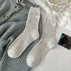 【日系中筒百搭袜】秋冬点子纱堆堆袜日系中筒袜百搭彩点布标袜加厚羊毛保暖复古袜子。ry 商品缩略图11