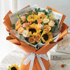 【朝阳生辉】温暖色主题大花束 商品缩略图0
