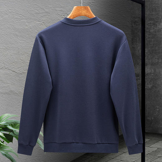 【7A抗菌含桑蚕丝】罗蒙春秋男装卫衣中国风卫衣男春秋款复古男式卫衣舒适男卫衣 商品图1