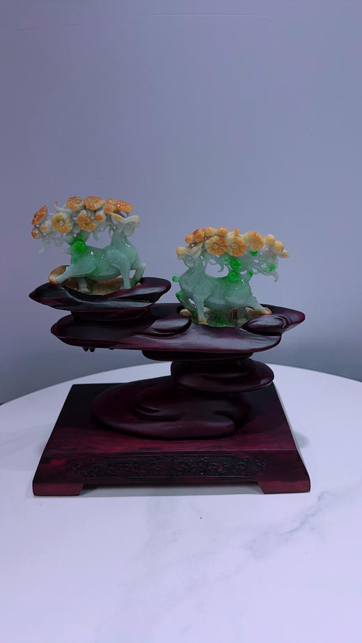 620494翡翠摆件【璐璐发财】 商品图3