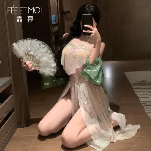 【情趣内衣】霏慕 大唐风华录飘逸纱裙套装6704 商品图2