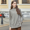 Famecoco范可儿半高领羊毛设计感毛衣女冬FAB8DC017 商品缩略图1