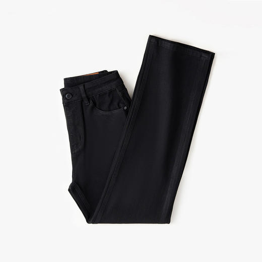 【自】全新升级【铂金会员183/天猫239/差价56】(15828) 洛诗琳秋冬新款百搭显腿直显瘦高腰窄版黑色牛仔裤直筒裤15828 商品图1