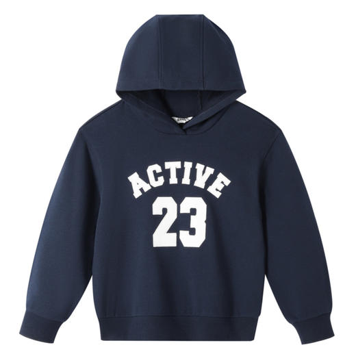 男女童带帽长袖卫衣秋季新款安奈儿童装EM431501 商品图5