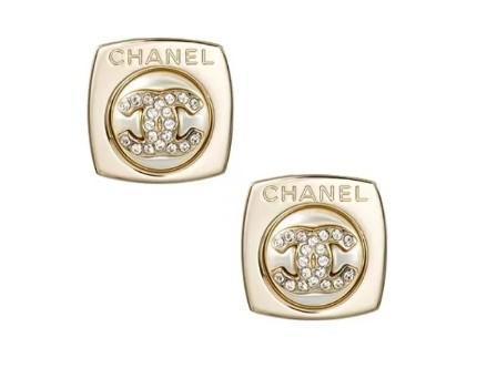 CHANEL香奈儿23S 字母双C图案耳环 女款 金色 商品图0