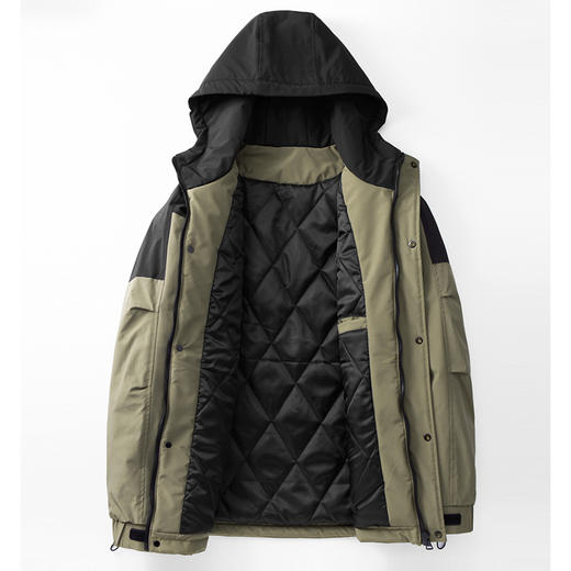 【新款DX】大依优型大码连帽棉服棉衣保暖加厚加肥加大上衣男士外套胖子 商品图2