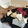 暖肌磨毛肌理纹吊带无痕无钢圈提拉文胸亲肤舒适透气女士内衣 商品缩略图1