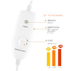 荣事达 电热毯 R2617 水暖毯双人款 180*150cm 可拆卸清洗 定时8档调温 48小时发货 商品缩略图7