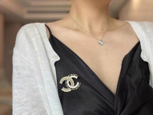 香奈儿高级手工坊重工菱格三混合胸针（SJ） 商品图11
