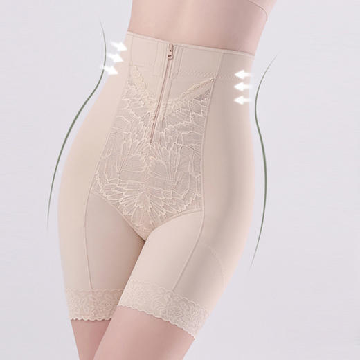 立体提臀 加压收腹 2024院线塑身裤 美体产后束腰 提臀收胃打底防卷边高腰拉链收腹裤女 商品图2