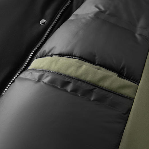 【特大码】【新款DX】大依优型大码连帽黑金羽绒服90白鸭绒保暖加厚加肥加大上衣男士外套胖子 商品图6