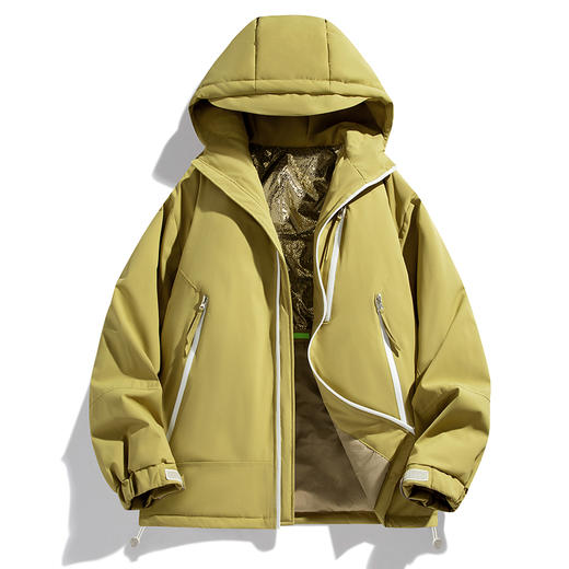 【石墨烯】【新款DXC】大依优型大码连帽棉服保暖棉衣加厚加肥加大上衣男士外套胖子潮款 商品图5