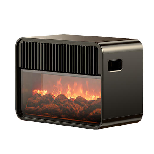 【仿真炭火取暖 1秒即暖】GUGINO壁炉取暖器D3 第3代MCH速热技术 仿真3d火焰 三档控温 360度广角全屋供暖 商品图4