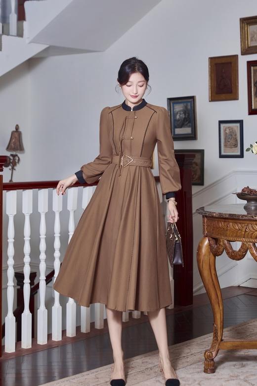 Le Malene 宫廷风撞色收腰连衣裙 19082 商品图4