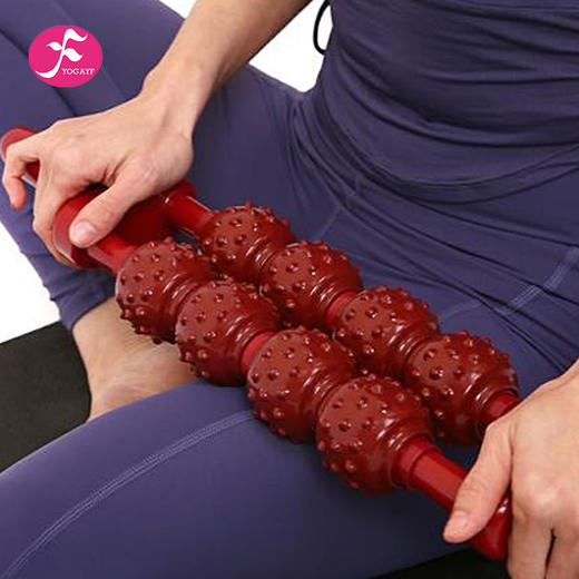 一梵经络疏通磁疗棒按摩棒瑜伽滚轮肩颈椎腿部理疗松解按摩狼牙擀筋棒【CLAMB】单位：/个 商品图12