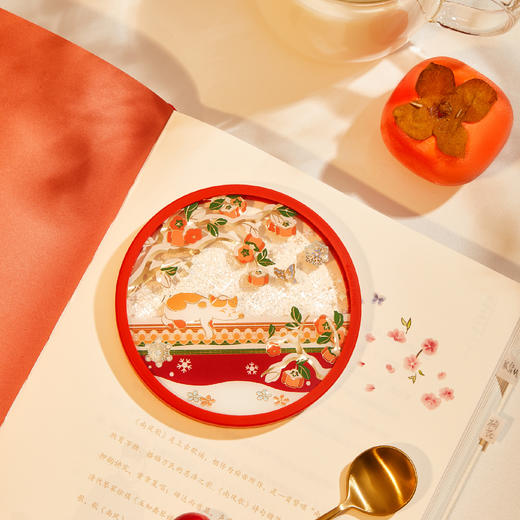 【故宫家居】故宫的雪硅胶杯垫隔热垫茶托博物馆文创伴手礼新年礼物 商品图6