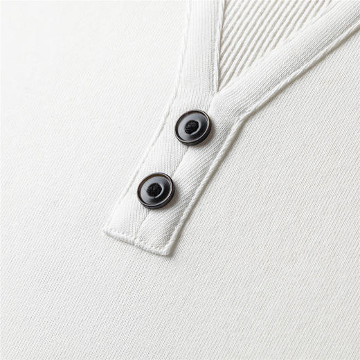 【抗菌 桑蚕丝混纺】罗蒙春秋男装卫衣美式复古男士卫衣高级感卫衣男套头T恤 商品图6